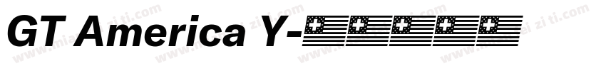 GT America Y字体转换
